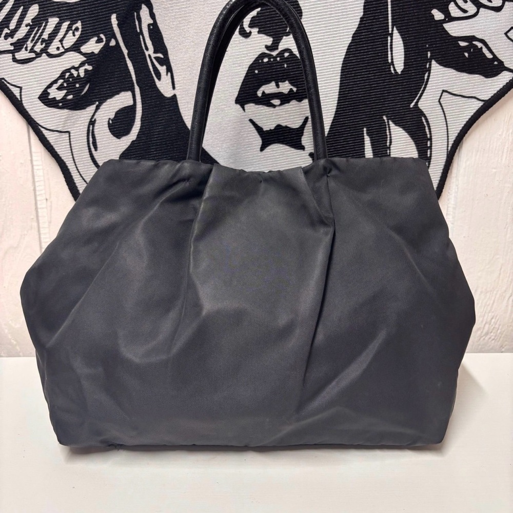 Prada Black Tote with Leather Bow comes with COA - Picture 3 of 10